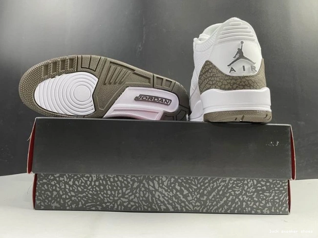 Reps LUCY Mocha (2018) Air Jordan 3 Retro 136064-122 0712